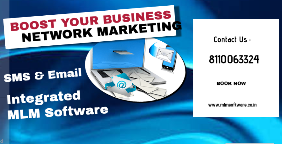 SMS & Mail integrated MLM Software