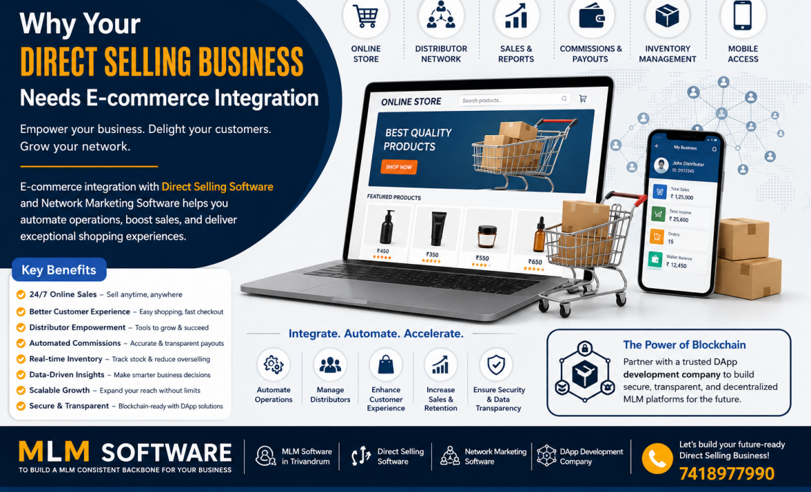 Why Your Direct Selling Business Needs E-commerce Integration