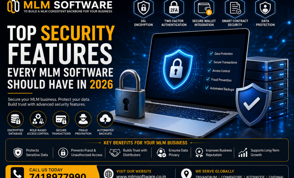 Top Security Features Every MLM Software Should Have in 2026