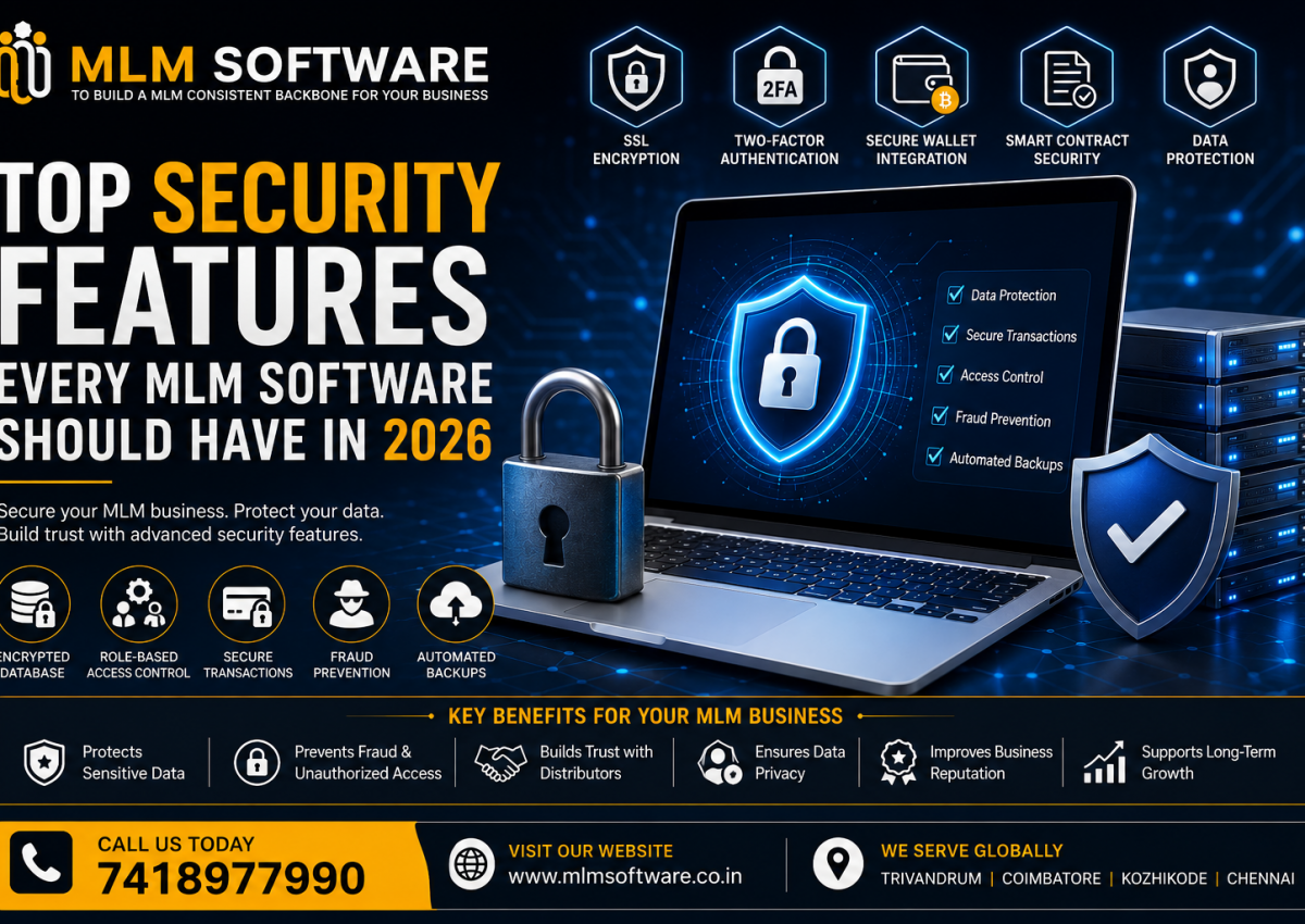 Top Security Features Every MLM Software Should Have in 2026